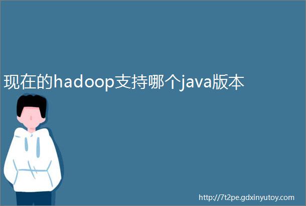 现在的hadoop支持哪个java版本